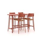 Bellagio Cino 175cm barset 5-delig stapelbaar