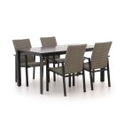 Manifesto Villongo/Sestino 160cm dining tuinset 5-delig stapelbaar