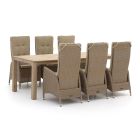 Intenso Fabrizi/ROUGH-S 220cm dining tuinset 7-delig verstelbaar