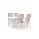 Bellagio Avenza/Menzano 160cm dining tuinset 5-delig verstelbaar