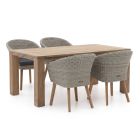 Intenso Tropea/ROUGH-X 180cm dining tuinset 5-delig