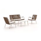 Bellagio Caronia stoel-bank loungeset 4-delig