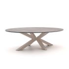 Bellagio Induno Ellips low dining tuintafel 240x120cm