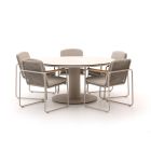 Bellagio Sordio/La Fonte ø 150cm dining tuinset 6-delig stapelbaar