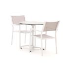 Bellagio Roma/Canzo ø 80cm dining tuinset 3-delig stapelbaar
