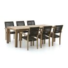 ROUGH Batang/ROUGH-S 220cm dining tuinset 7-delig stapelbaar