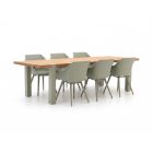 Hartman Flow/Almeria 280cm dining tuinset 7-delig