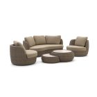 Intenso Santa Ninfa stoel-bank loungeset 5-delig
