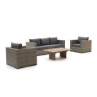 Forza Giotto/ROUGH-L 120cm stoel-bank loungeset 4-delig