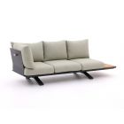 SUNS Stockholm lounge tuinbank 3-zits hoekelement 255cm