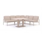 Manifesto San Teodoro/Usini 140cm hoek dining loungeset 5-delig verstelbaar