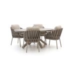 Tierra Outdoor Nuri/Oblong 200cm dining tuinset 5-delig