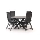 Bellagio Trappeto/Fidenza ø126cm dining tuinset 5-delig