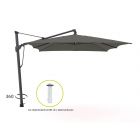 Glatz Sombrano S+ Easy zweefparasol 400x300cm