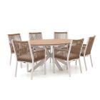 Manifesto Rivola/Fidenza 220cm dining tuinset 7-delig
