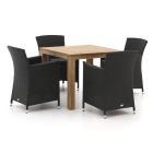 Forza Barga/ROUGH-S 90cm dining tuinset 5-delig