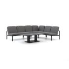Manifesto San Teodoro/Usini 140cm hoek dining loungeset 5-delig verstelbaar