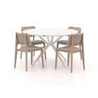 Forza Xitta/Sora ø127cm dining tuinset 5-delig