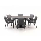 Tierra Outdoor Liv/La Fonte ø150cm dining tuinset 7-delig