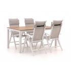 Bellagio Lugo/Fidenza 160cm dining tuinset 5-delig verstelbaar