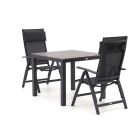 Bellagio Avenza/Fidenza 90cm dining tuinset 3-delig verstelbaar