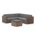 ROUGH-C hoek loungeset 4-delig 5-zits
