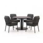 Tierra Outdoor Natal/La Fonte ø120cm dining tuinset 5-delig