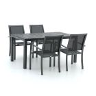 Bellagio Anzio/Fidenza 160cm dining tuinset 5-delig stapelbaar