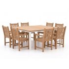 Sunyard Wales/Linosa 160x160cm dining tuinset 9-delig