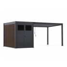 Cedrino Pergola 400x300x255cm incl. Berging 300x200cm