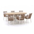 Manifesto Rivola/ROUGH-Y Ellips 200cm dining tuinset 7-delig