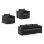 Forza Giotto lounge stoel (2x) + bank 230cm