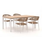 Manifesto Belpasso/Linosa 180cm dining tuinset 5-delig stapelbaar