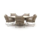 Intenso Trofarello/La Fonte ø150cm low dining tuinset 6-delig