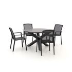 Bellagio Dranera/Ferrone ø 130cm dining tuinset 5-delig