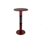 Monti HeatLine Vibe bartafel met terrasverwarmer 1500W ø60cm (h: 110cm)
