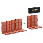 Madison Fiber hoog tuinkussen set van 6