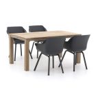 Hartman Sophie Element/ROUGH-S 160cm dining tuinset 5-delig