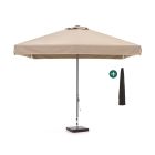 Shadowline Bonaire parasol 300x300cm - Light Taupe (incl. 60 kg voet) (incl. beschermhoes)