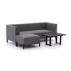 Hartman Dion chaise longue loungeset 3-delig