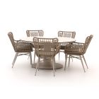 Intenso Busso/La Fonte ø 150cm dining tuinset 6-delig