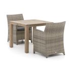 Forza Barolo/ROUGH-S 90cm dining tuinset 3-delig