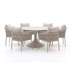 SUNS Fiave/Nova ø170cm dining tuinset 7-delig