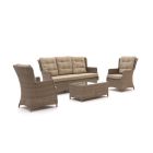 Intenso Milano stoel-bank loungeset 5-zits 4-delig