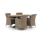Forza Cecita/Fidenza ovaal 180cm dining tuinset 5-delig