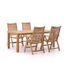 Sunyard Corby/Oxford 200cm dining tuinset 5-delig verstelbaar