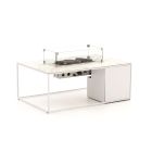 Cosidesign Line lounge vuurtafel 120x80x47cm