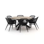 Intenso Azora/ROUGH-Y ø150cm dining tuinset 7-delig