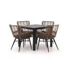 Intenso Asti/La Fonte 90cm dining tuinset 5-delig