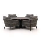 Bellagio Mineo/La Fonte ø150cm low dining tuinset 5-delig